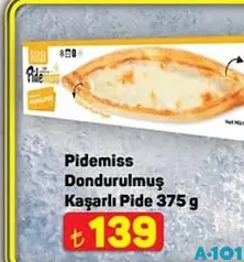 AKTAŞLAR PİDEMİSS DONDURULMUŞ KAŞARLI PİDE 375 G indirimli fiyat AKTAŞLAR PİDEMİSS DONDURULMUŞ KAŞARLI PİDE 375 G fiyat ve kampanya bilgisi